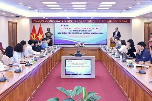 Thông tấn xã Việt Nam và Cốc Cốc hợp tác kết nối dữ liệu