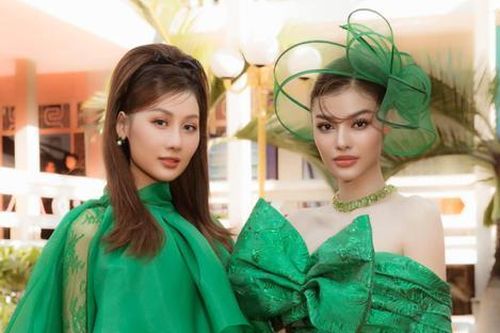 Á hậu Kiều Loan tái xuất rực rỡ trên thảm đỏ của Vũ Ngọc và Son