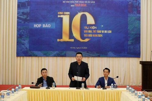 Bình chọn 10 sự kiện Văn hóa, Thể thao và Du lịch tiêu biểu năm 2024