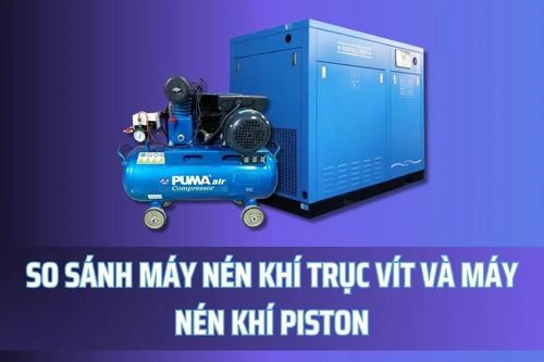 So sánh máy nén khí trục vít và piston