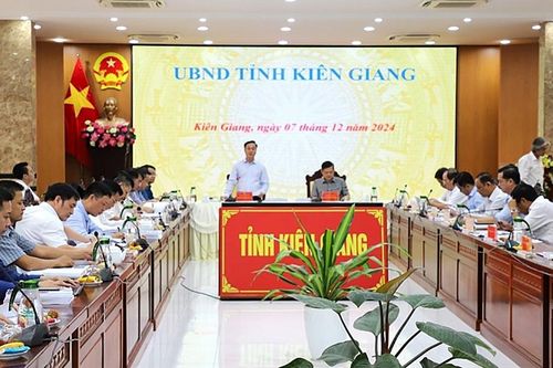 Đoàn công tác Bộ Xây dựng làm việc tại tỉnh Kiên Giang