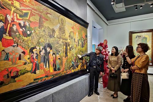 Khai mạc Triển lãm hội họa đương đại 'Kinh Bắc Art 3'