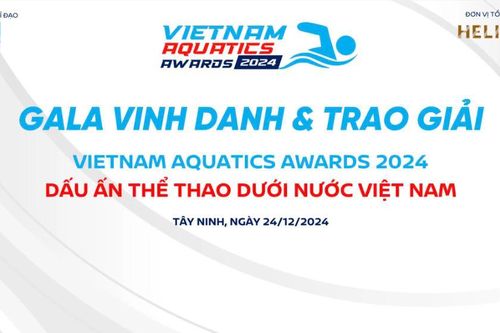 Lần đầu tiên Việt Nam tổ chức Lễ vinh danh và trao giải Vietnam Aquatics Awards 2024