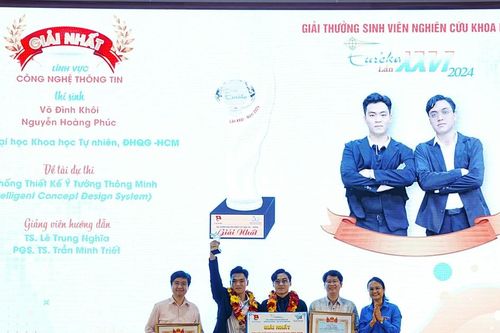187 đề tài đoạt giải sinh viên nghiên cứu khoa học - Euréka lần thứ 26
