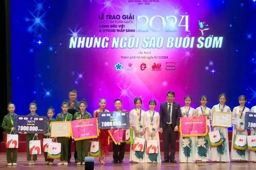 Trao giải cuộc thi Những ngôi sao buổi sớm 2024