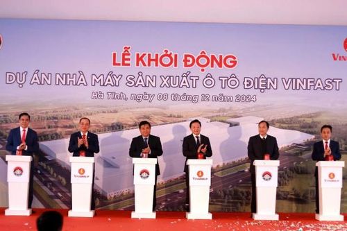 Khởi động Dự án nhà máy sản xuất ô tô điện Vinfast Hà Tĩnh