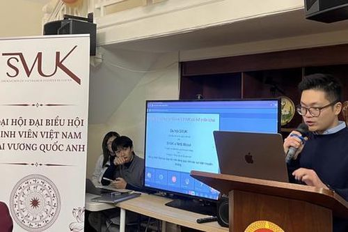 Anh Cao Quốc Dũng được bầu làm Chủ tịch Hội Sinh viên Việt Nam tại Anh khóa X