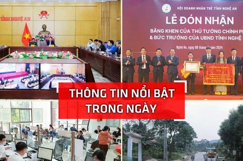 Nghệ An: Thông tin nổi bật ngày 8/12