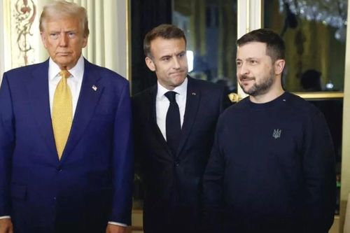 Lãnh đạo Pháp và Ukraine hội đàm kín với Tổng thống đắc cử Mỹ Donald Trump