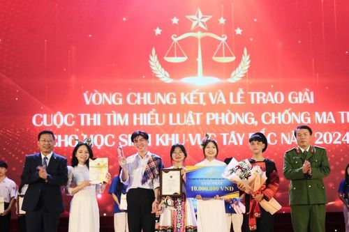Tổng kết cuộc thi 'Tìm hiểu Luật Phòng, chống ma túy cho học sinh khu vực Tây Bắc' năm 2024