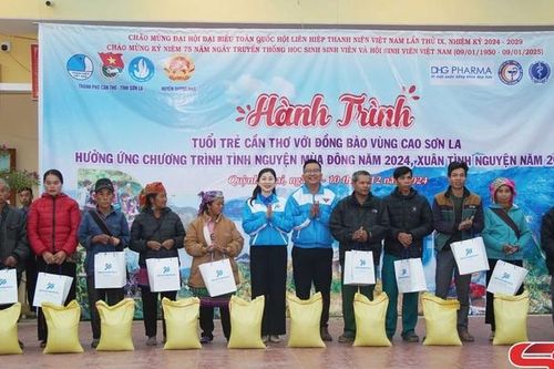 Hành trình Tuổi trẻ Cần Thơ với đồng bào vùng cao Sơn La