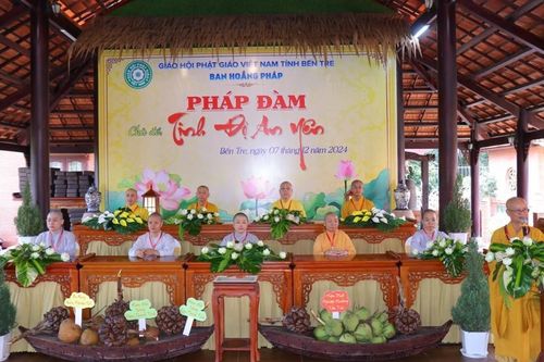 Bến Tre: Tổ chức pháp đàm 'Tịnh độ an yên' nhân vía Đức Phật A Di Đà