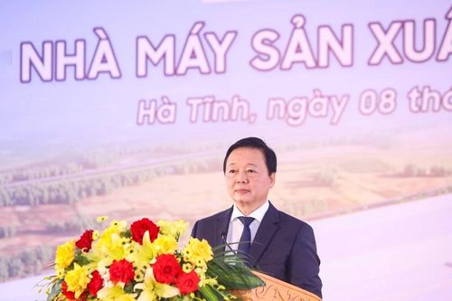 Phó Thủ tướng Trần Hồng Hà dự lễ khởi động Dự án nhà máy ô tô điện VinFast tại Hà Tĩnh