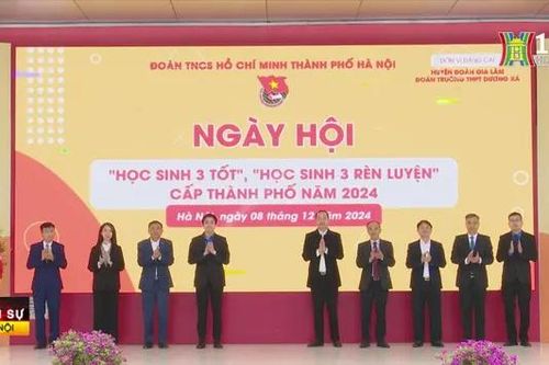 Ngày hội học sinh '3 rèn luyện, 3 tốt'