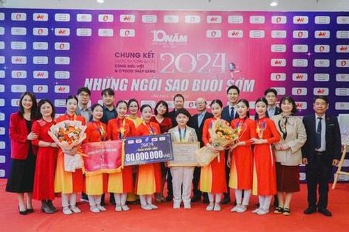 Học sinh Hà Nội giành giải cao nhất cuộc thi 'Cùng Đức Việt & O'Food thắp sáng những Ngôi sao buổi sớm'