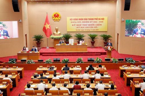 Sáng nay, khai mạc kỳ họp cuối năm của HĐND TP Hà Nội, xem xét 57 nội dung
