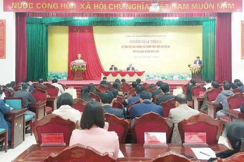 Giải trình về công tác giải phóng mặt bằng tại huyện Thạch Thất