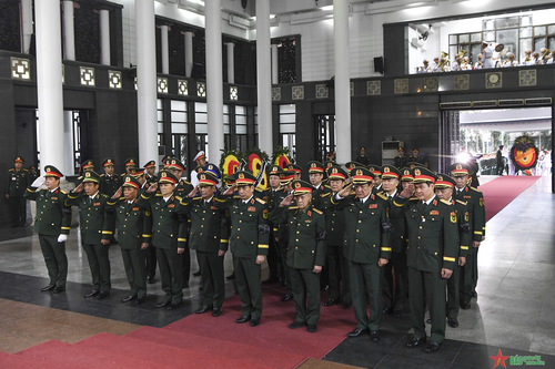 Cử hành trọng thể lễ viếng Trung tướng, Anh hùng LLVT nhân dân Trần Hanh