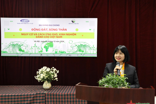 Cung cấp kiến thức về ứng phó với động đất, sóng thần