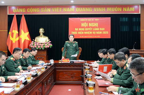 Đảng ủy Cục Xe-Máy lãnh đạo thực hiện tốt các nội dung công tác kỹ thuật xe-máy