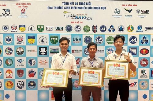 SV Trường ĐH Cửu Long đoạt giải thưởng Sinh viên nghiên cứu khoa học - Euréka