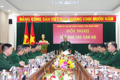 Đảng ủy BĐBP tỉnh Bình Định thực hiện quy trình công tác cán bộ