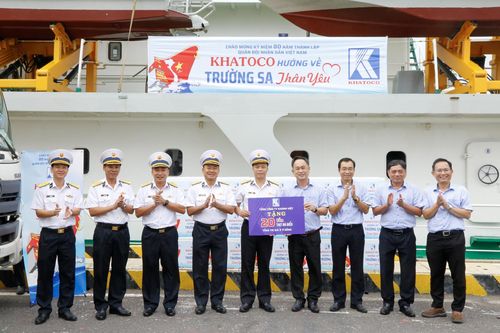 Khatoco với hành trình 'Hướng về Trường Sa thân yêu'