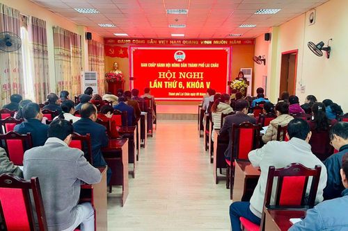 Hội nghị Ban Chấp hành Hội Nông dân thành phố Lai Châu lần thứ 6, khóa V