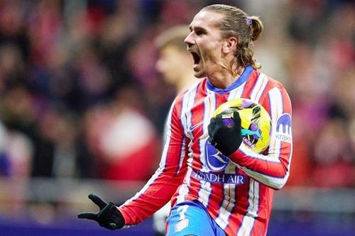 Griezmann lập cú đúp giúp Atletico thắng trận thứ 9 liên tiếp