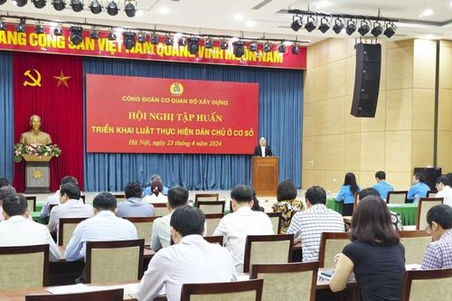 Bộ Xây dựng tiếp tục triển khai thi hành Luật Thực hiện dân chủ ở cơ sở