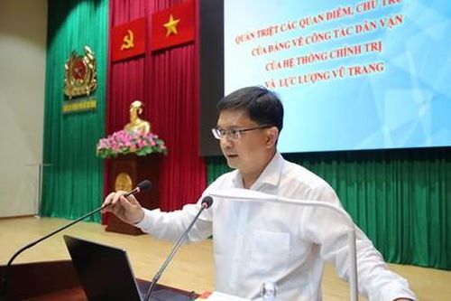 Tập huấn về công tác dân vận cho CBCS Công an TPHCM