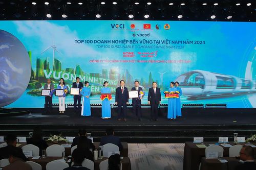 Home Credit được vinh danh trong Top 100 doanh nghiệp bền vững năm 2024