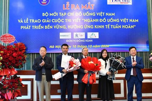 Trao giải cuộc thi viết về ngành đồ uống Việt Nam phát triển bền vững
