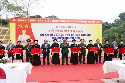 Khánh thành dự án tu bổ di tích lịch sử đồi 'Phong Tướng'