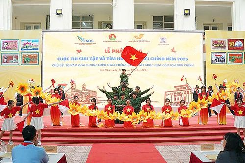 Thi tìm hiểu về Ngày Giải phóng miền nam qua con tem bưu chính