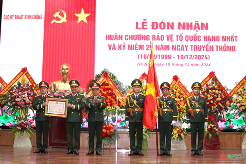 Cục Kỹ thuật Binh chủng (Tổng cục Kỹ thuật) đón nhận Huân chương Bảo vệ Tổ quốc hạng Nhất