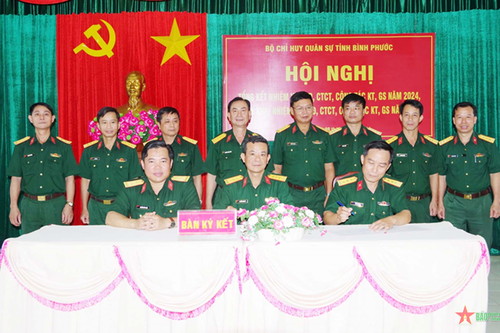Bộ CHQS tỉnh Bình Phước thực hiện tốt công tác Đảng, công tác chính trị