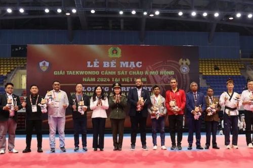 Việt Nam giành giải Nhất toàn đoàn tại Giải Taekwondo Cảnh sát châu Á mở rộng