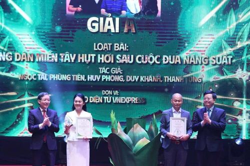 Trao giải báo chí toàn quốc về nông nghiệp, nông dân, nông thôn năm 2024