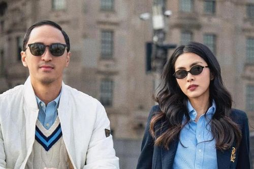 Loạt ảnh cực tình của Tăng Thanh Hà cùng chồng ở trời Tây