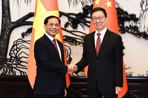 Phó Thủ tướng Chính phủ Bùi Thanh Sơn hội kiến Phó Chủ tịch nước CHND Trung Hoa Hàn Chính