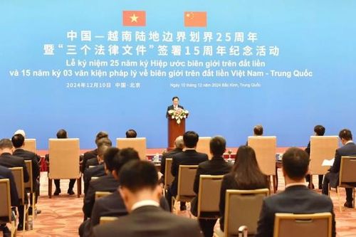 Lễ kỷ niệm 25 năm ký Hiệp ước và 15 năm ký 3 văn kiện pháp lý về biên giới trên đất liền Việt Nam-Trung Quốc