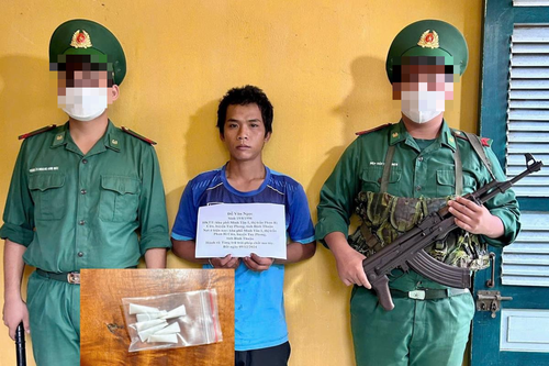 Đồn Biên phòng Hòa Minh liên tiếp bắt 3 vụ,3 đối tượng phạm tội về ma túy