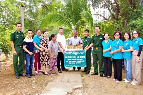 Trao tặng 1.500 con vịt biển cho quân và dân khu vực biên giới biển Bà Rịa - Vũng Tàu