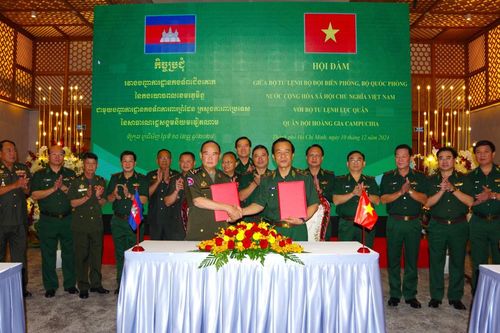 Tăng cường công tác phối hợp quản lý, bảo vệ biên giới Việt Nam - Campuchia