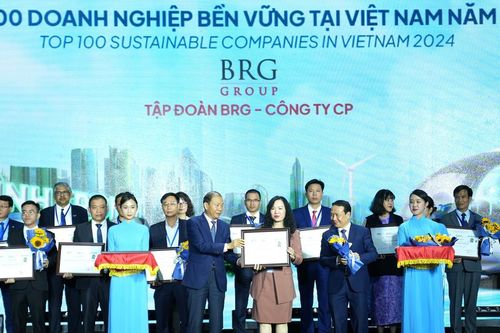 Tập đoàn BRG lần thứ 4 liên tiếp được vinh danh 'doanh nghiệp bền vững'