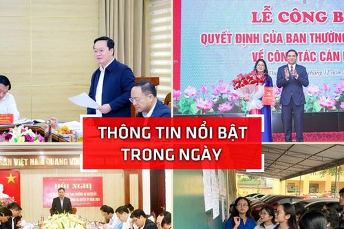 Nghệ An: Thông tin nổi bật ngày 10/12