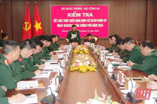 Đoàn công tác liên ngành kiểm tra kết quả thực hiện Nghị định số 03 của Chính phủ tại Thanh Hóa