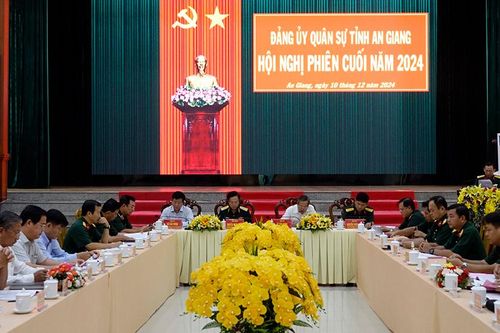 Đảng ủy Quân sự tỉnh An Giang hoàn thành Nghị quyết năm 2024