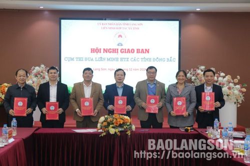 Tổng kết cụm thi đua liên minh hợp tác xã các tỉnh Đông Bắc